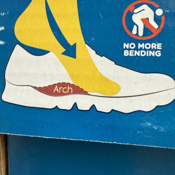 Brand new Skechers taupe sneakers. Slip-in No Bending design. Comfy Arch-support - Picture 9 of 10